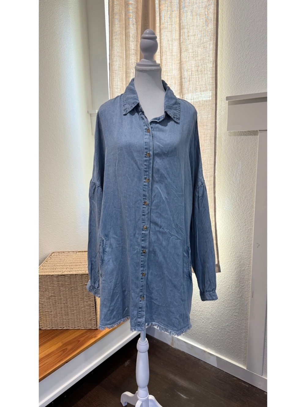 Loveimgs Chambray Shirt Dress – NWT – Size XL - 0575